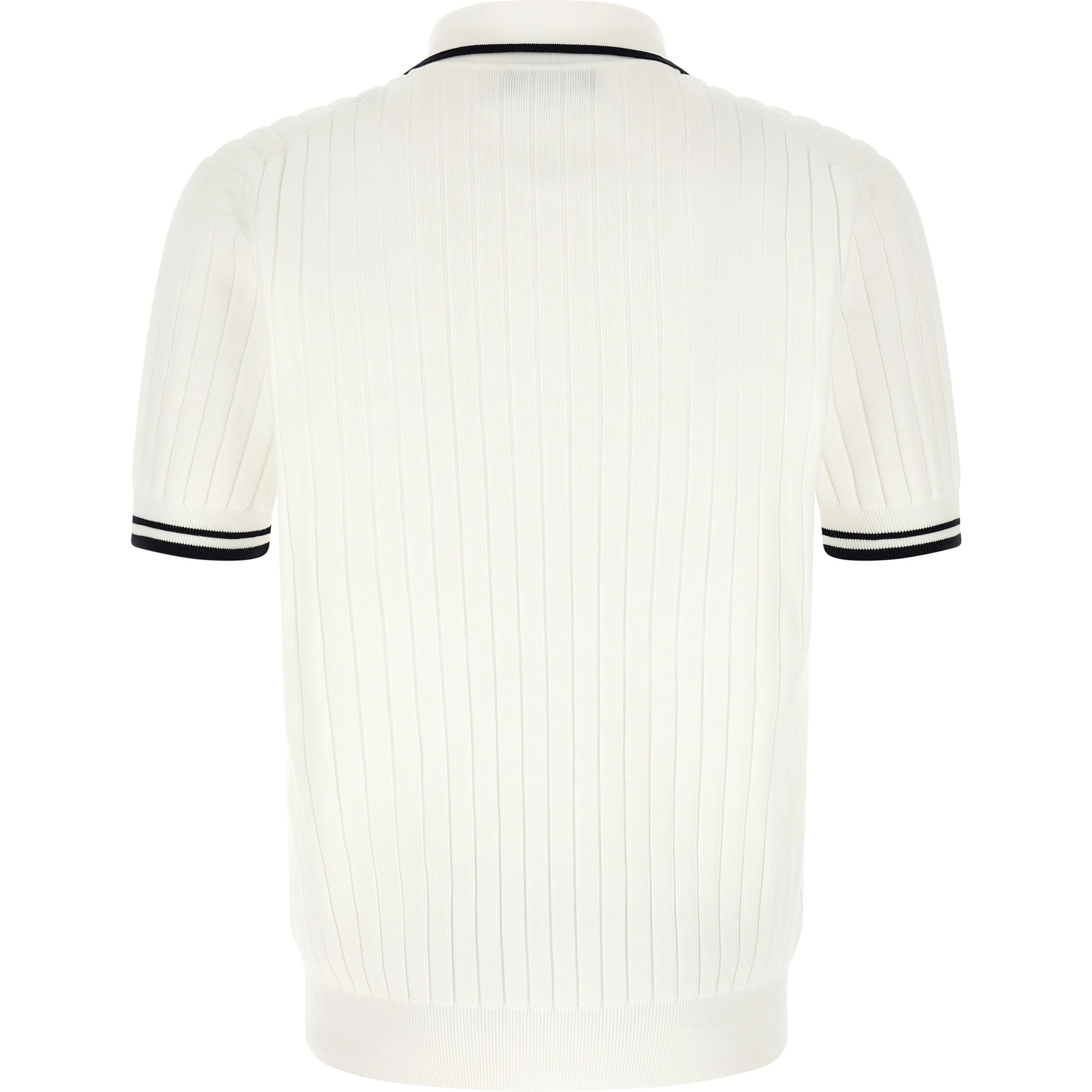 Bicolor Cotton Polo Shirt