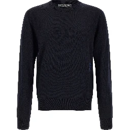 Blue Virgin Wool Cardigan