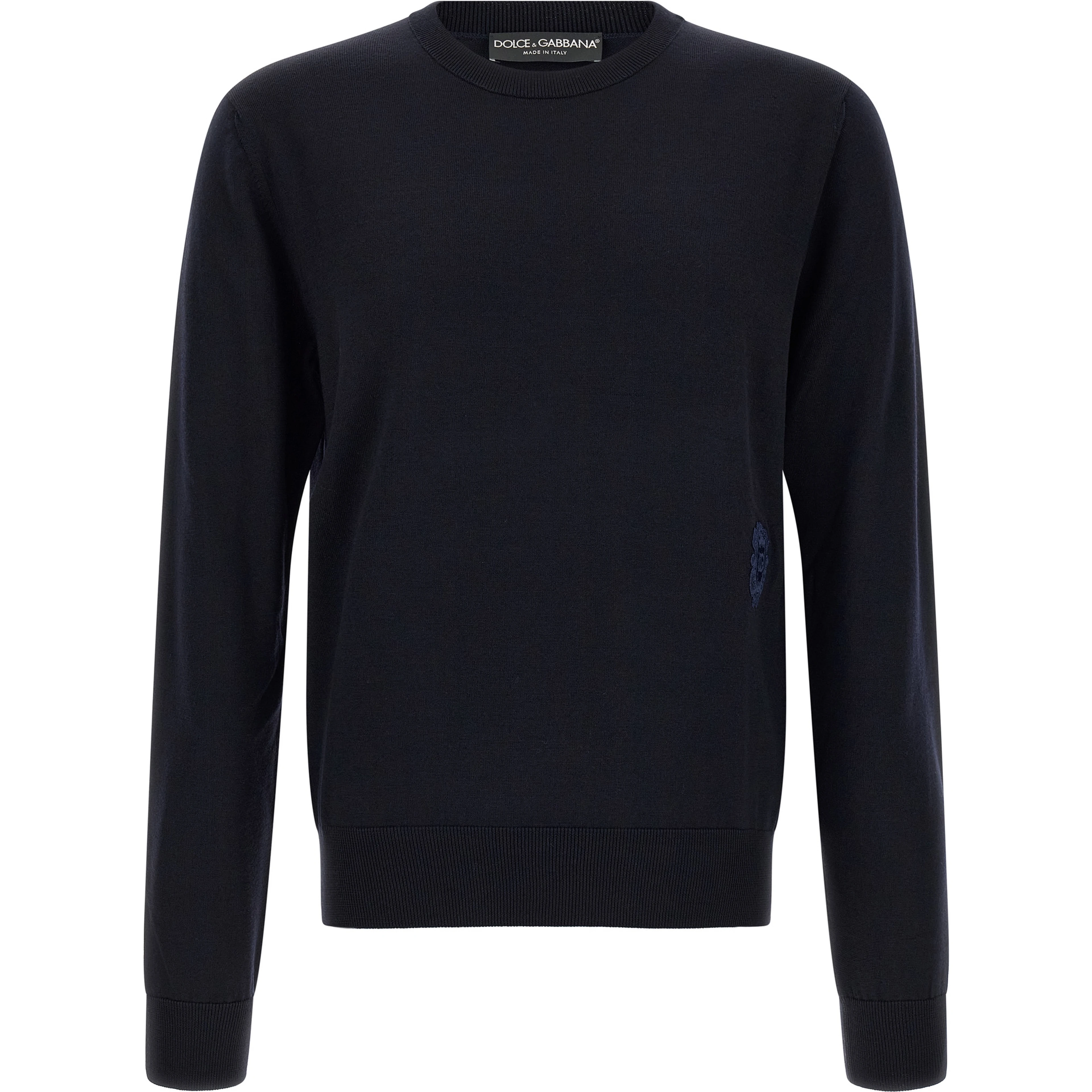 Blue Virgin Wool Cardigan