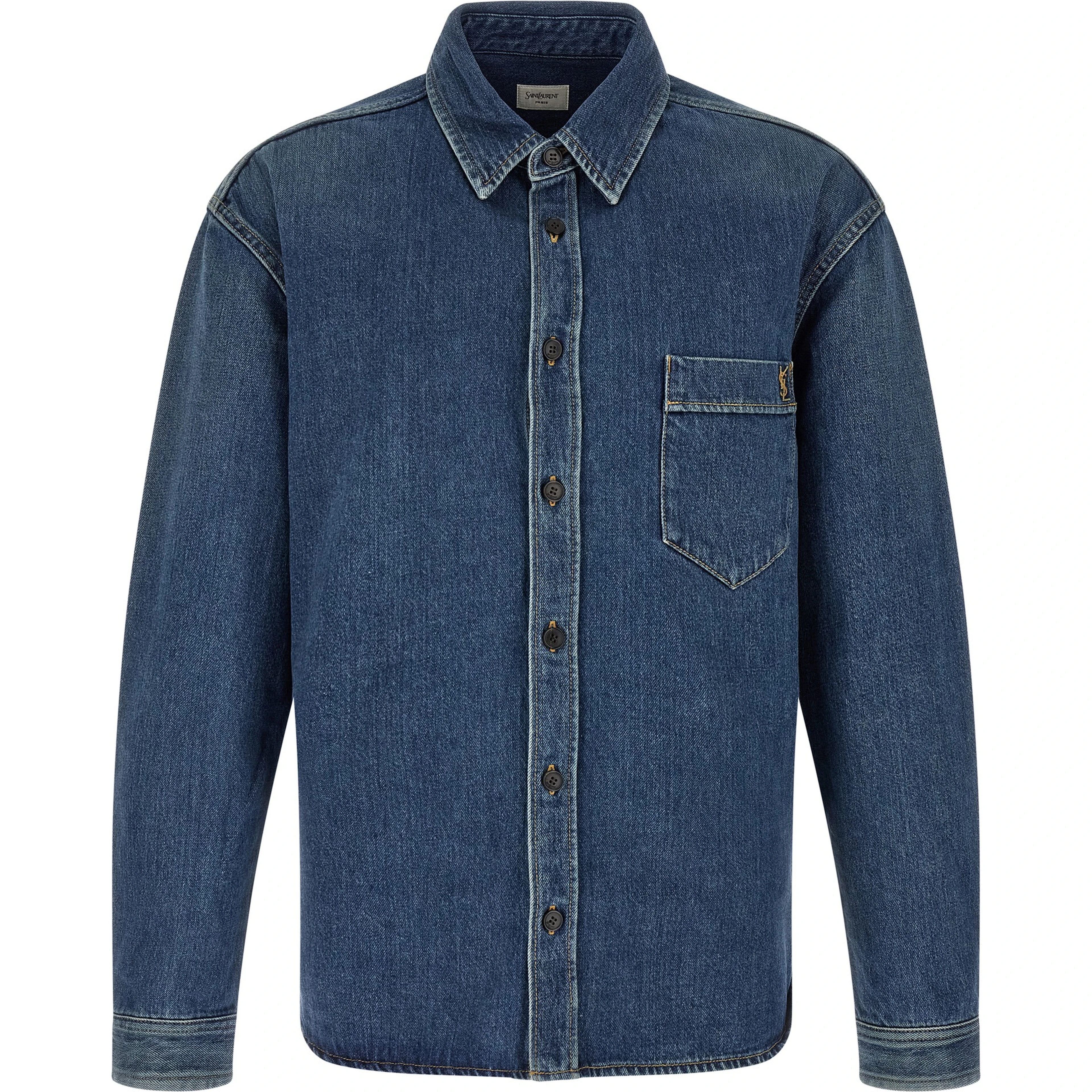 Blue Cotton Blouse