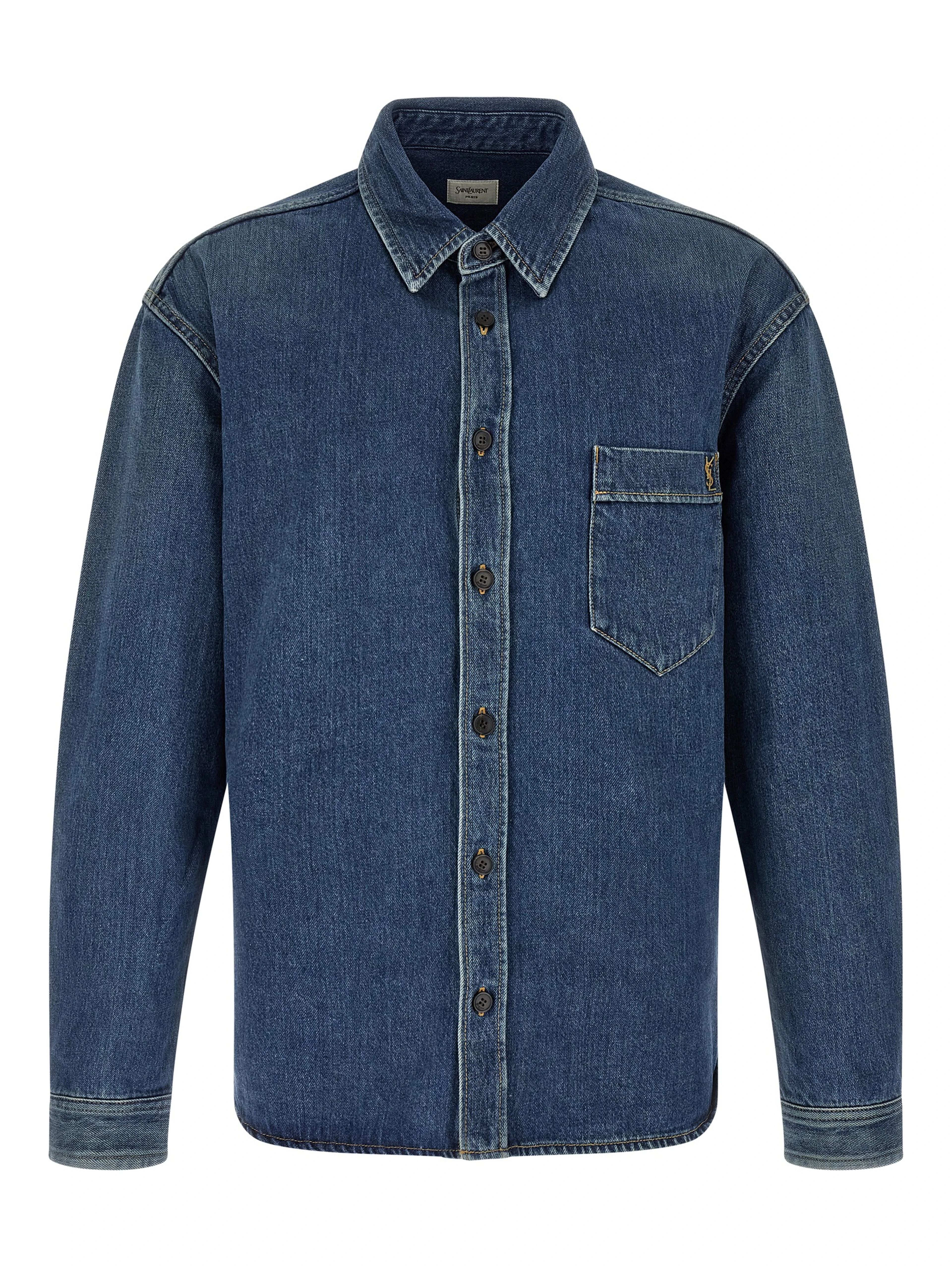 Blue Cotton Blouse
