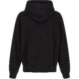 Black Cotton Sweatshirt