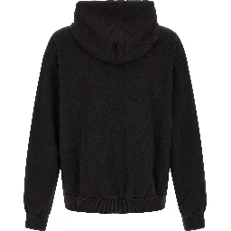 Black Cotton Sweatshirt