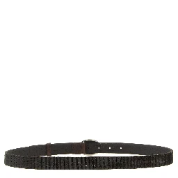 Brown Calfskin Regular Belt