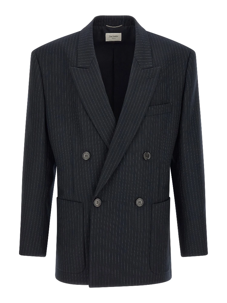 Blue Wool Blazer