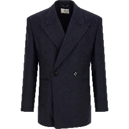 Blue Wool Blazer