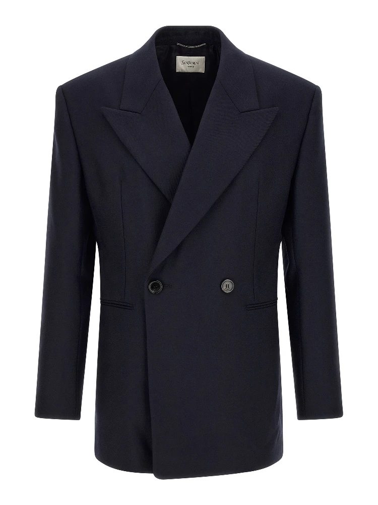 Blue Wool Blazer