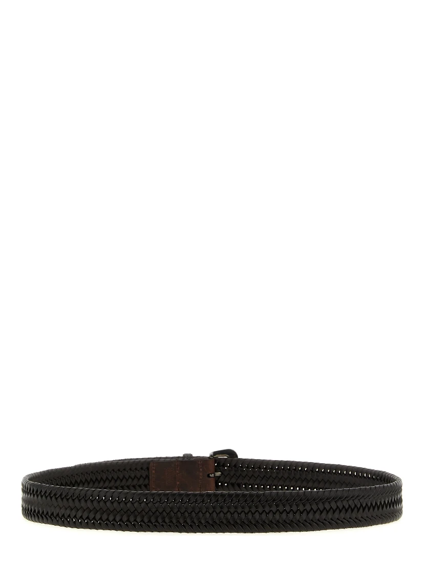 Brown Leather Regular Belt