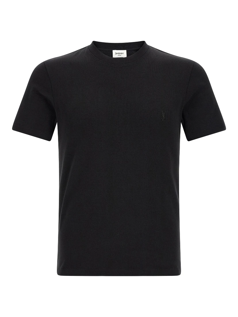 Black Cotton T-Shirt