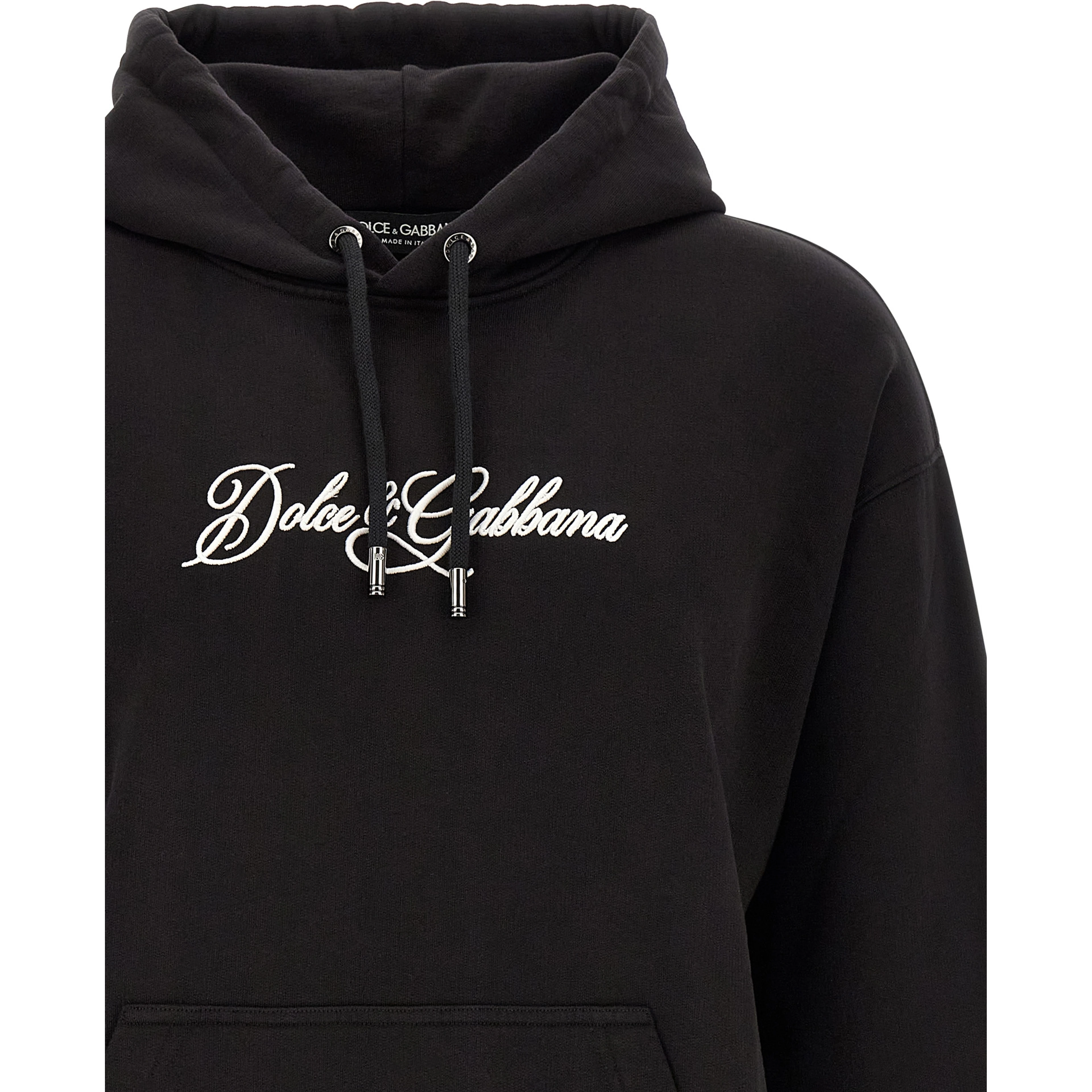 Black Cotton Sweatshirt