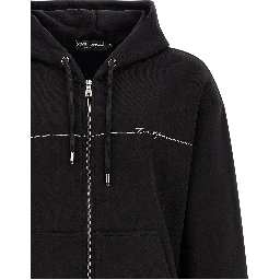 Black Cotton Sweatshirt