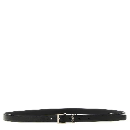 Black Calfskin Regular Belt