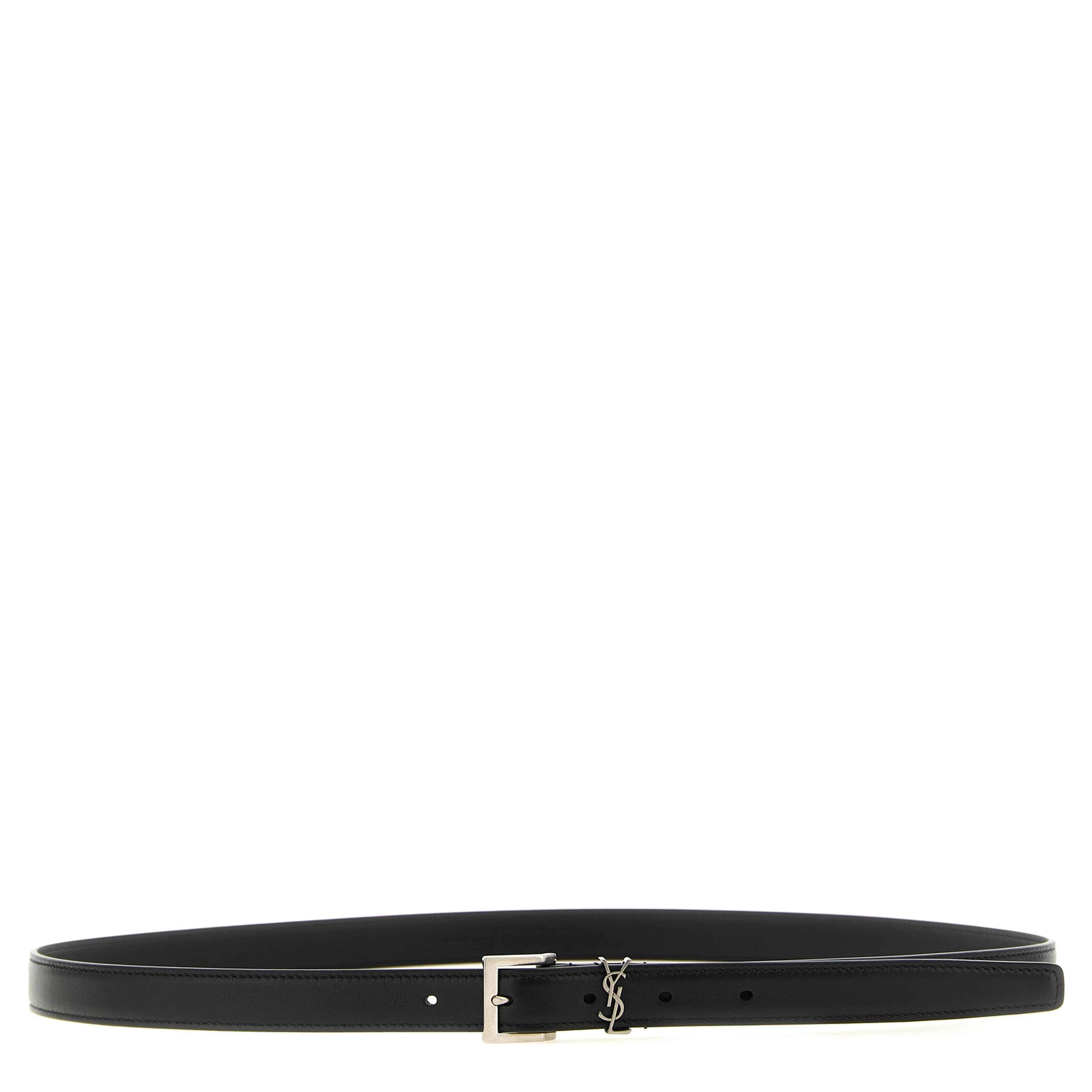 Black Calfskin Regular Belt