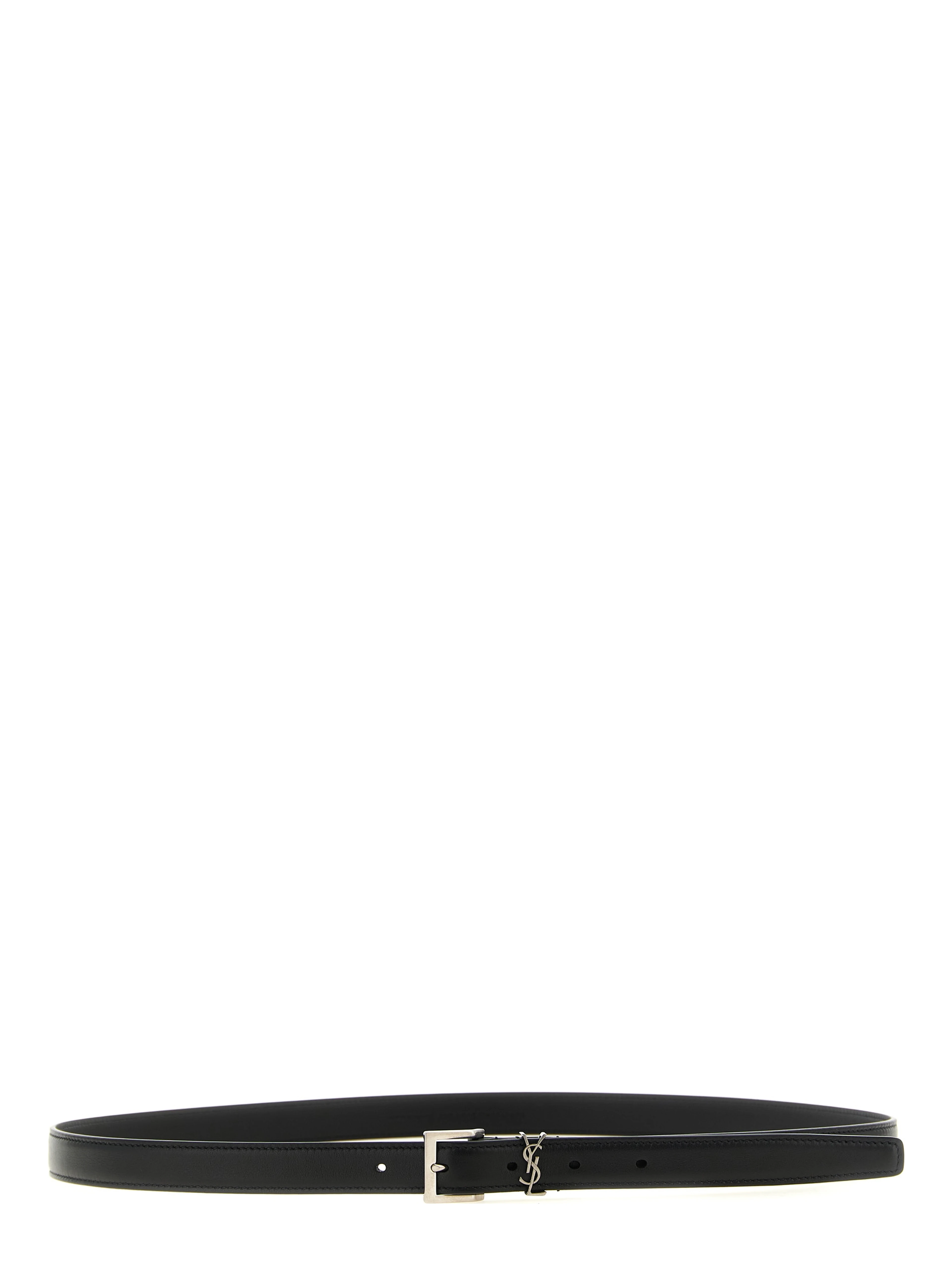 Black Calfskin Regular Belt