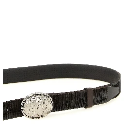 Brown Calfskin Regular Belt