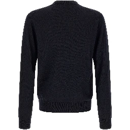 Blue Virgin Wool Cardigan
