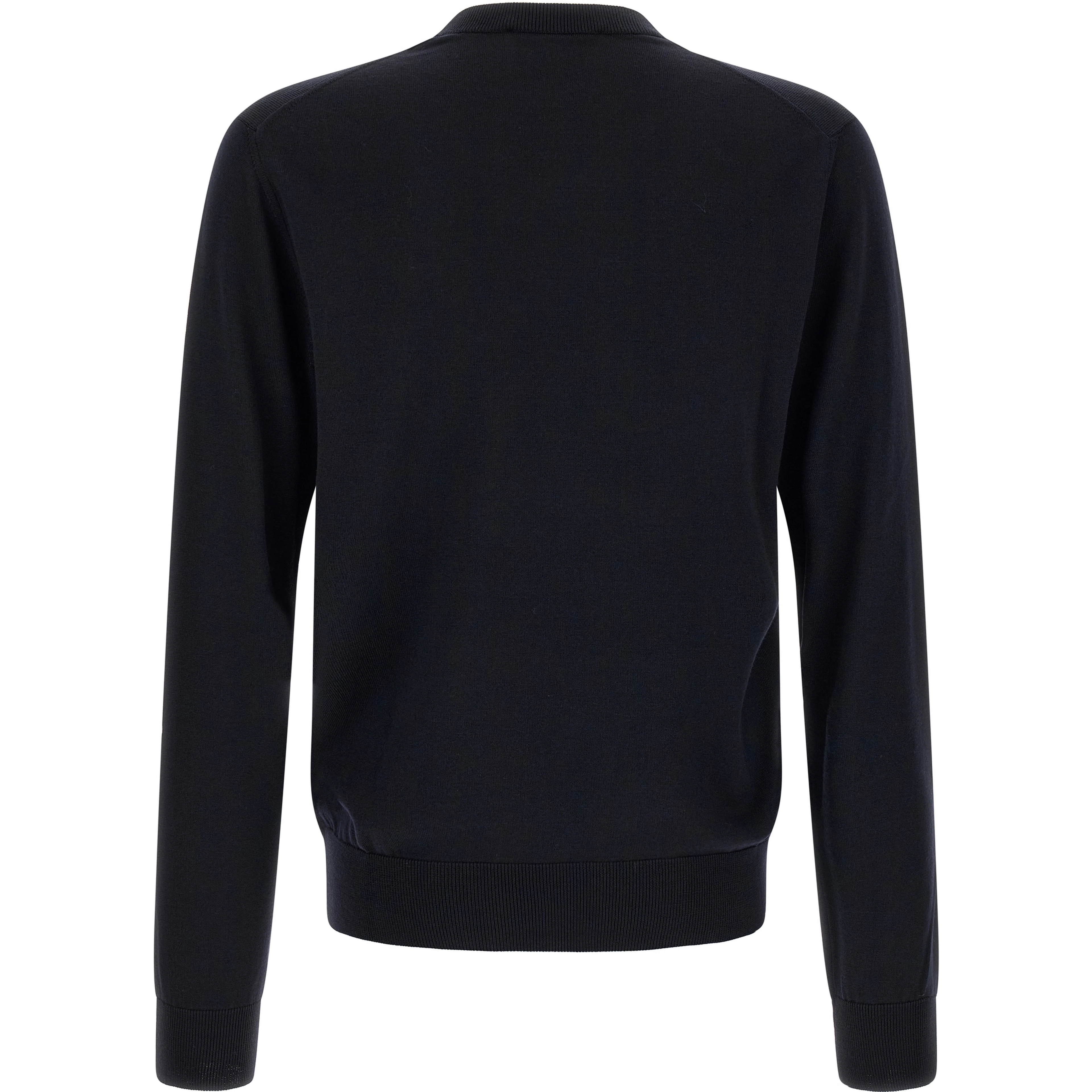 Blue Virgin Wool Cardigan
