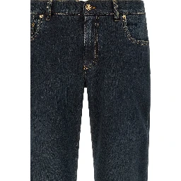 Blue Cotton Skinny Jeans