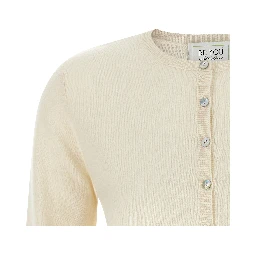 White Cashmere Cardigan