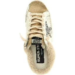 White Leather Chunky Sneakers