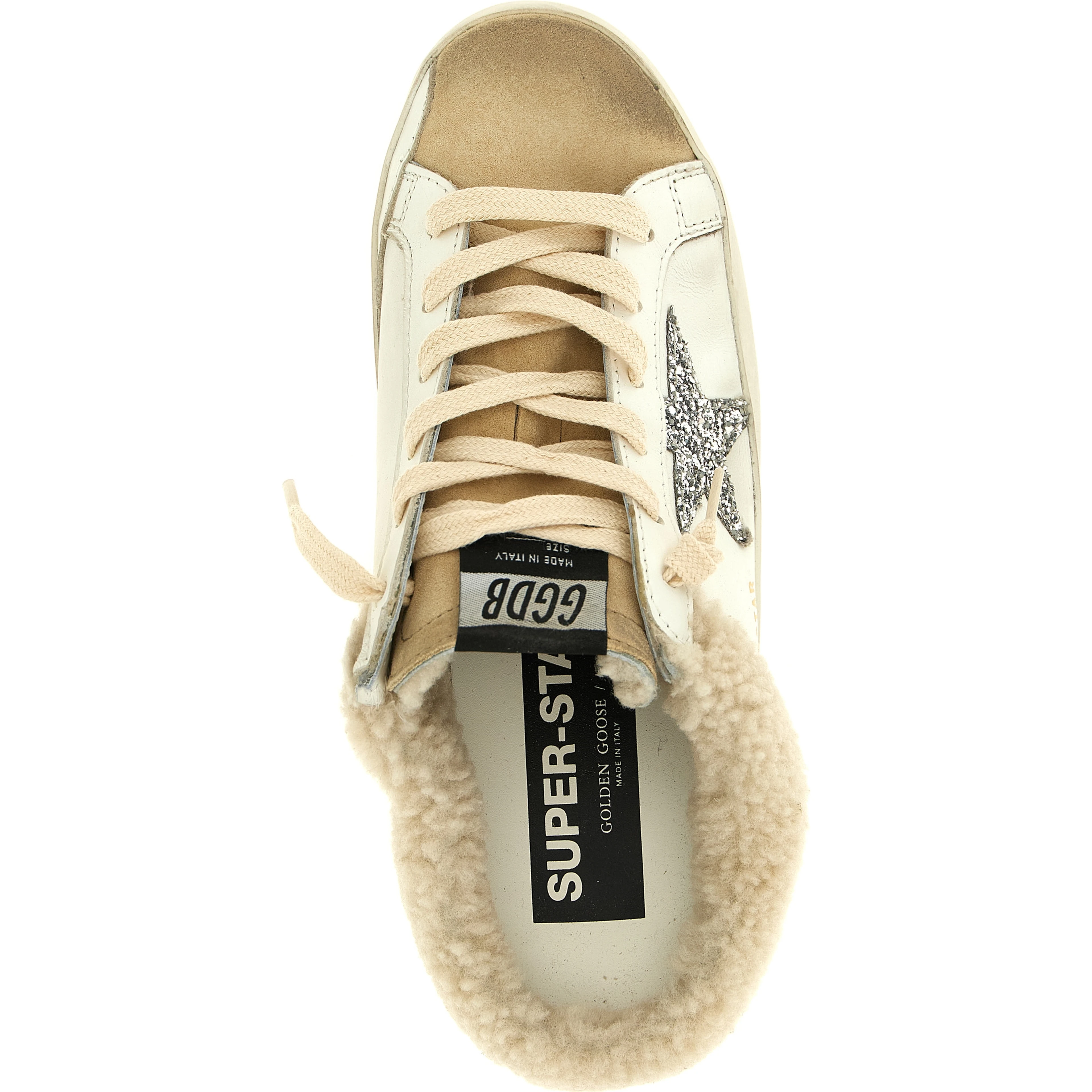 White Leather Chunky Sneakers