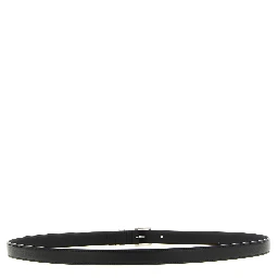 Black Calfskin Regular Belt
