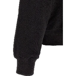 Black Cotton Sweatshirt