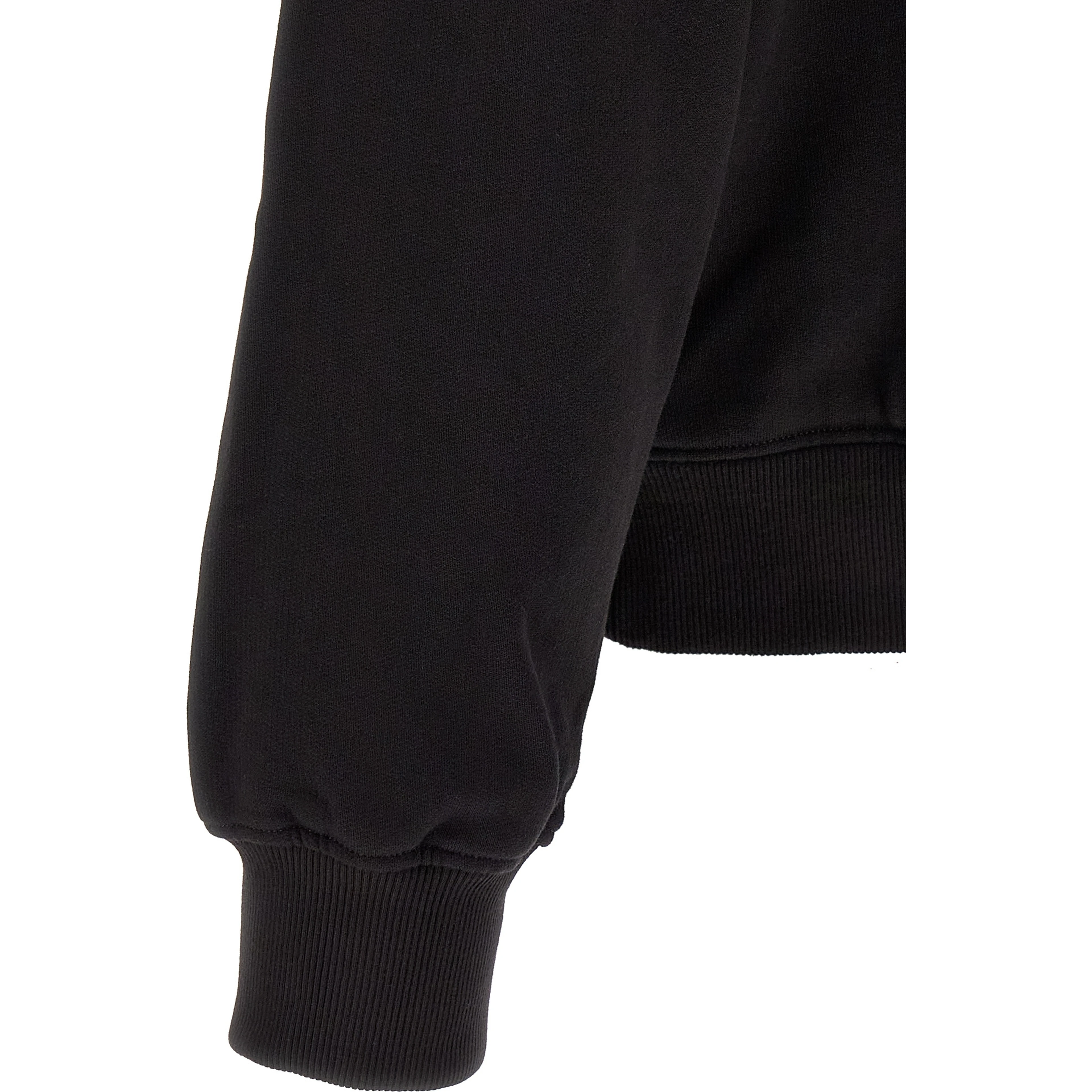 Black Cotton Sweatshirt