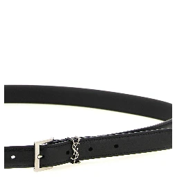 Black Calfskin Regular Belt