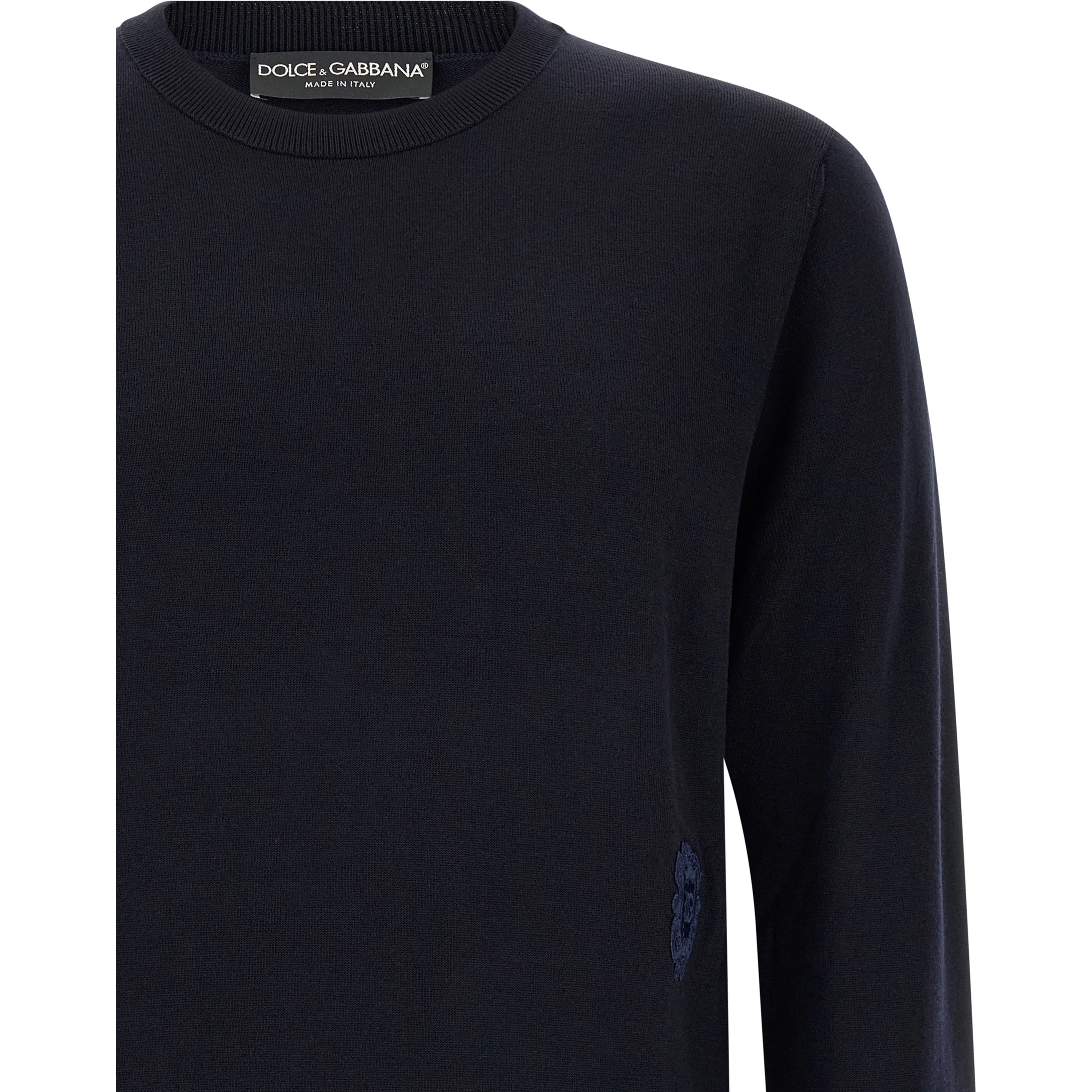 Blue Virgin Wool Cardigan