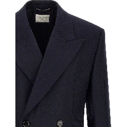 Blue Wool Blazer