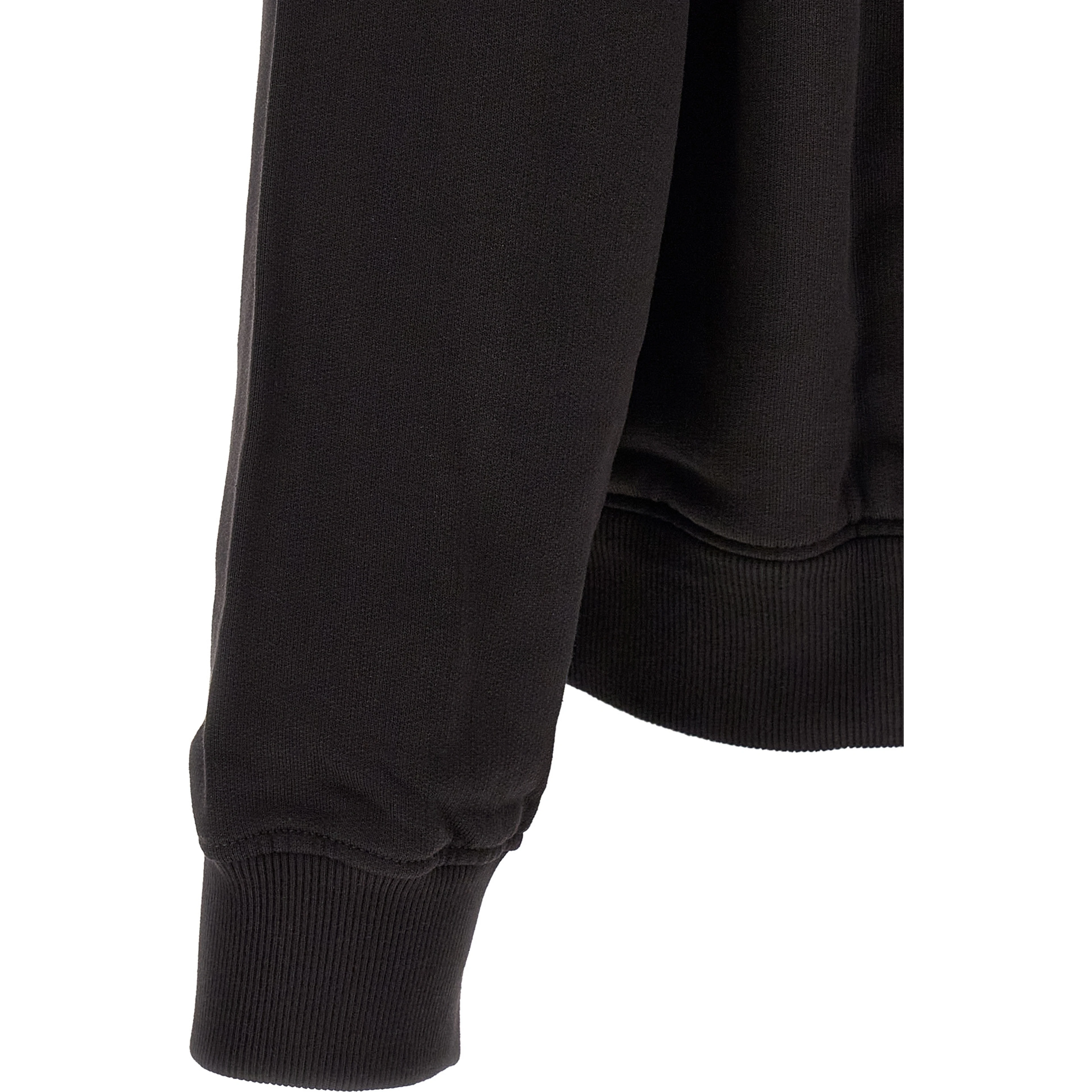 Black Cotton Sweatshirt