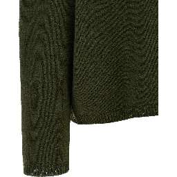 Bicolor Cashmere Cardigan