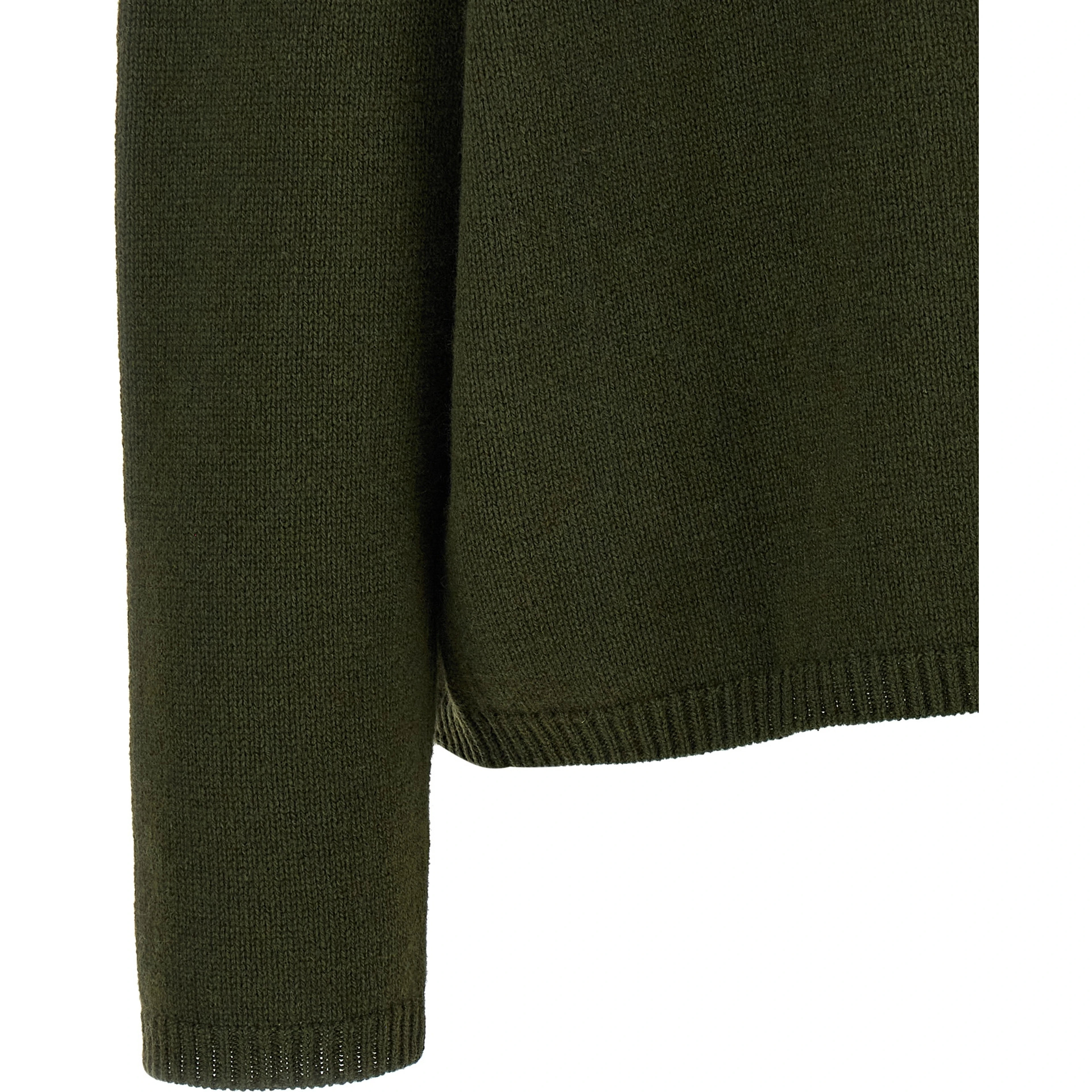 Bicolor Cashmere Cardigan