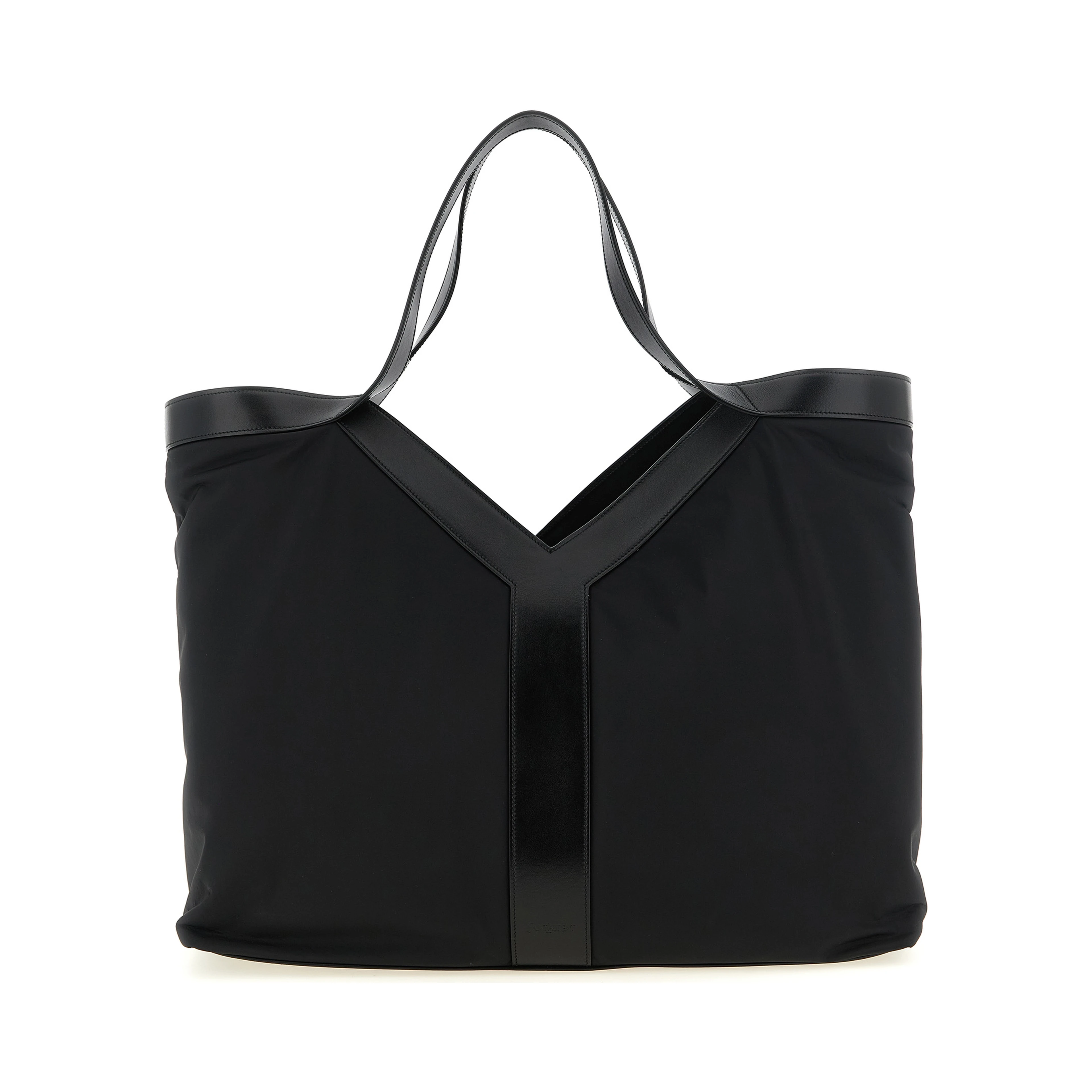 Black Calfskin Tote Bag