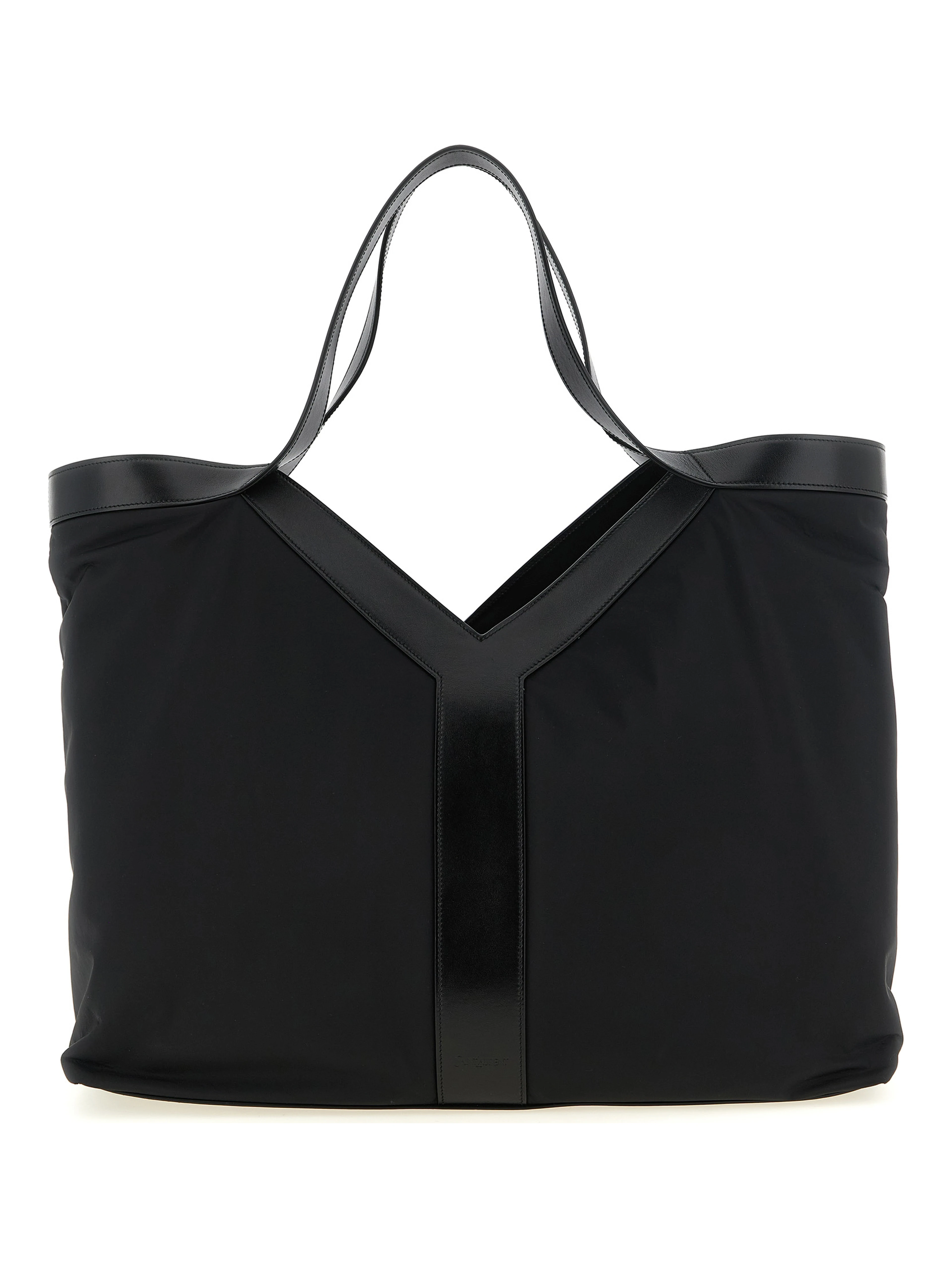 Black Calfskin Tote Bag