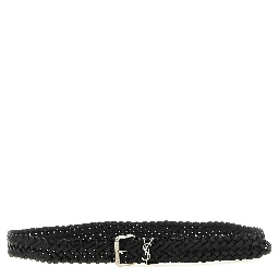 Black Calfskin Regular Belt