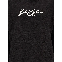Black Cotton Sweatshirt