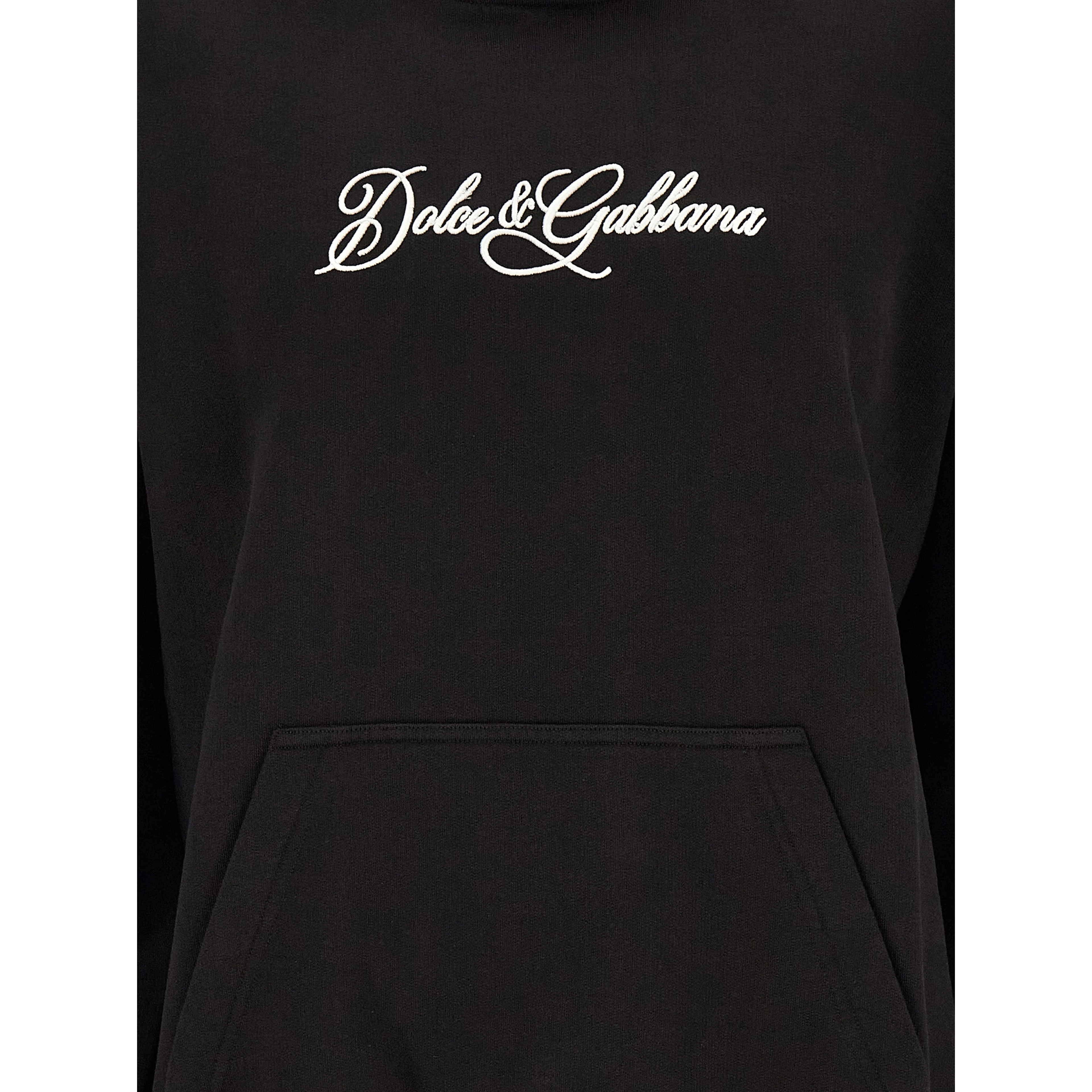 Black Cotton Sweatshirt