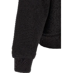 Black Cotton Sweatshirt
