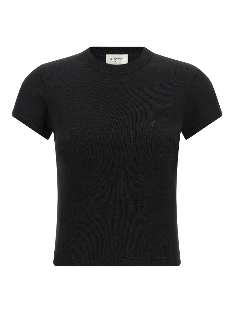 Black Cotton T-Shirt