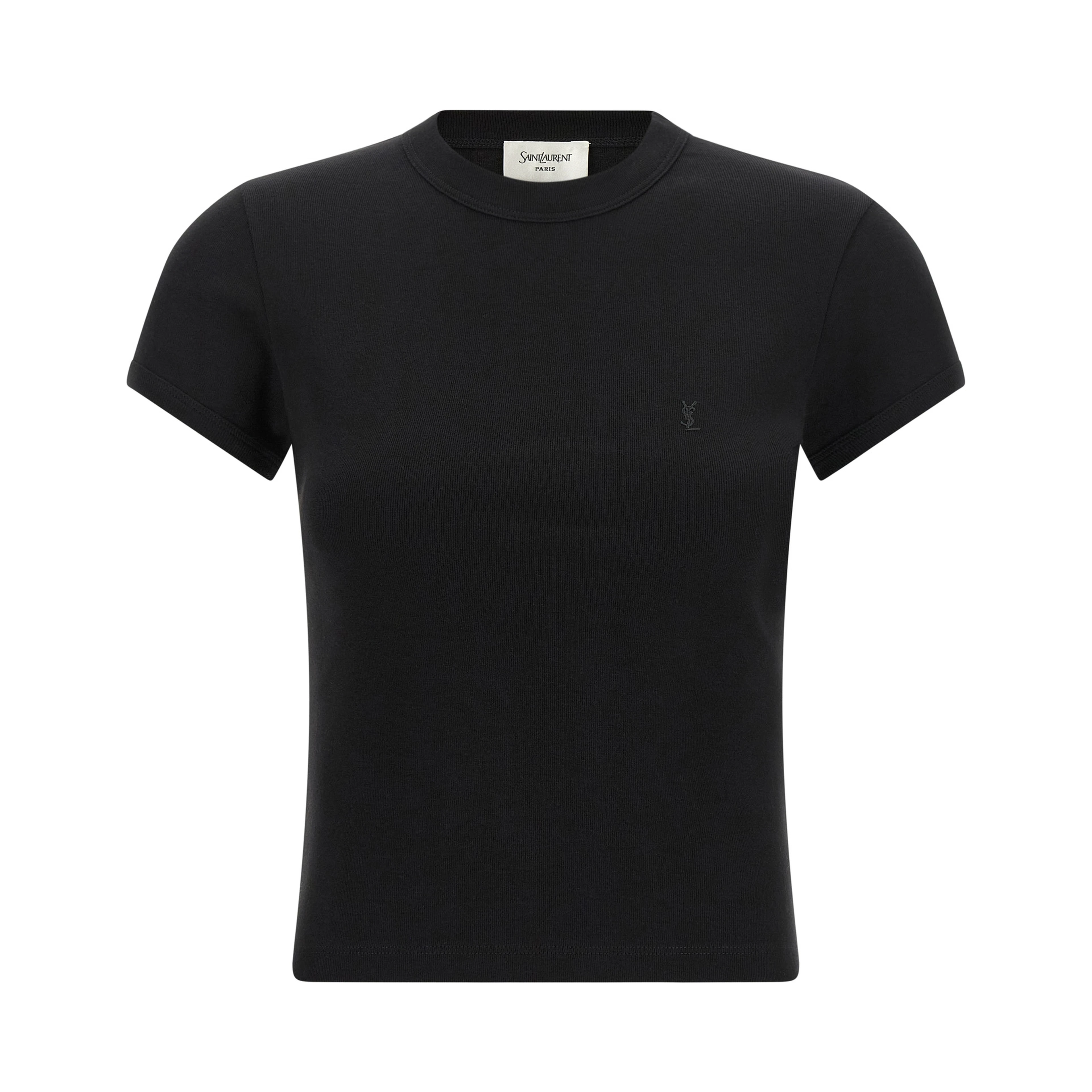 Black Cotton T-Shirt