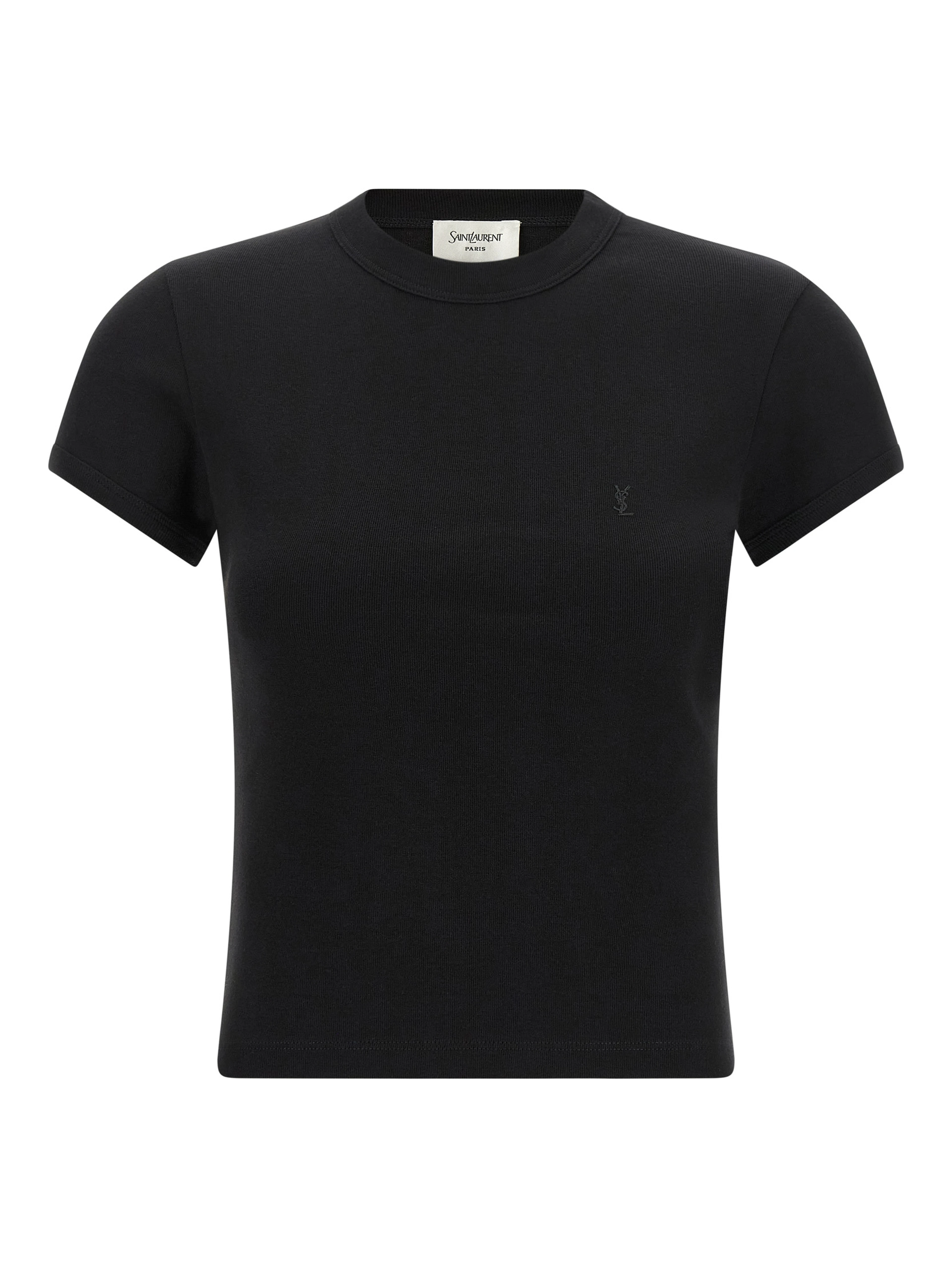 Black Cotton T-Shirt