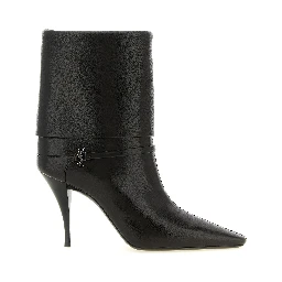 Brown Lamb Leather Ankle Boots