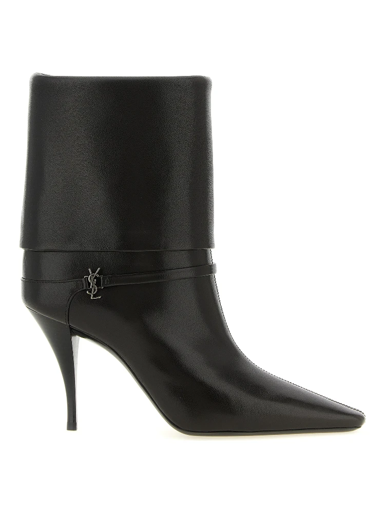 Brown Lamb Leather Ankle Boots