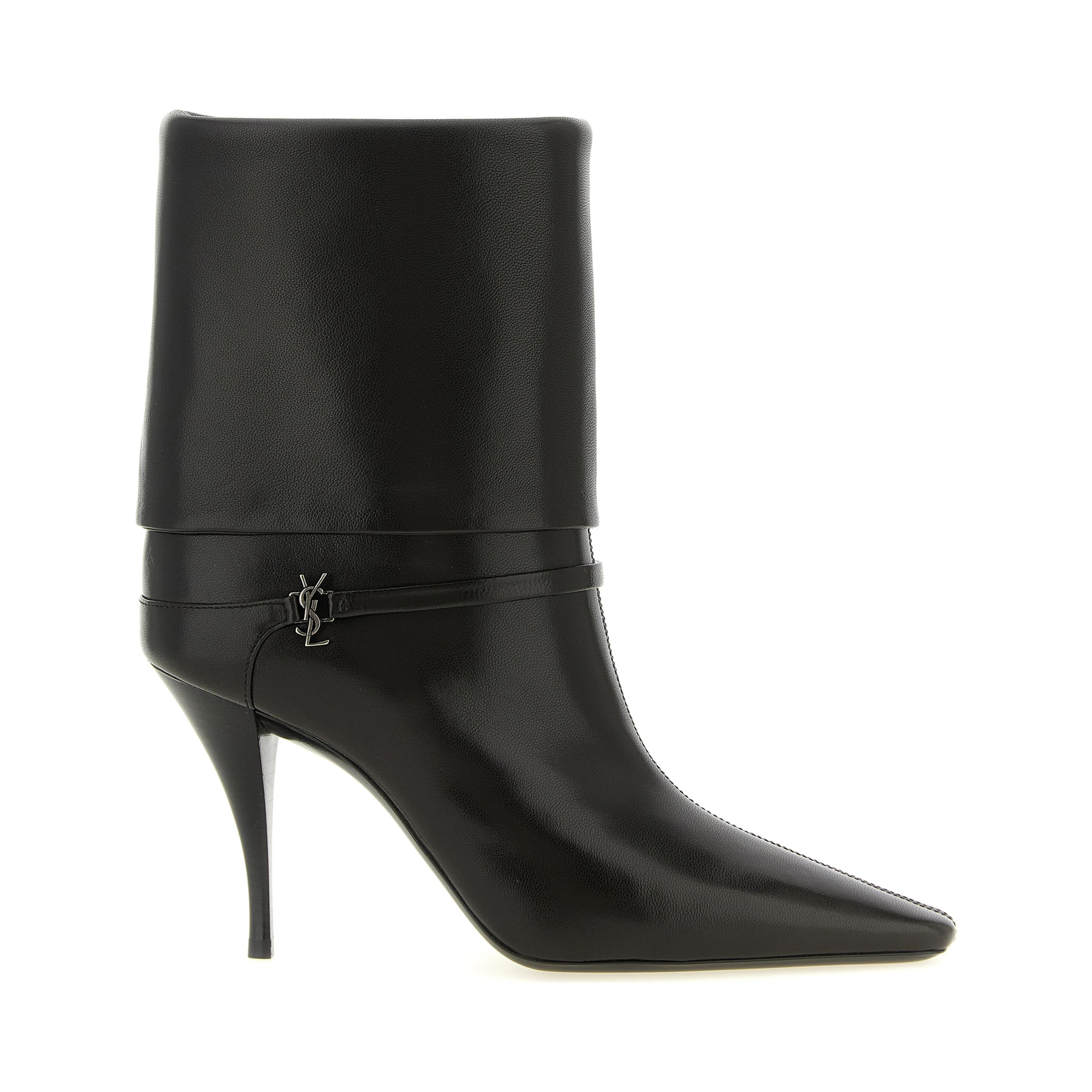 Brown Lamb Leather Ankle Boots