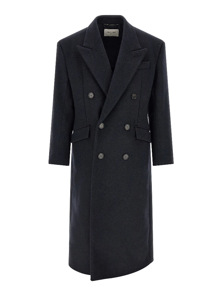 Blue Wool Coat