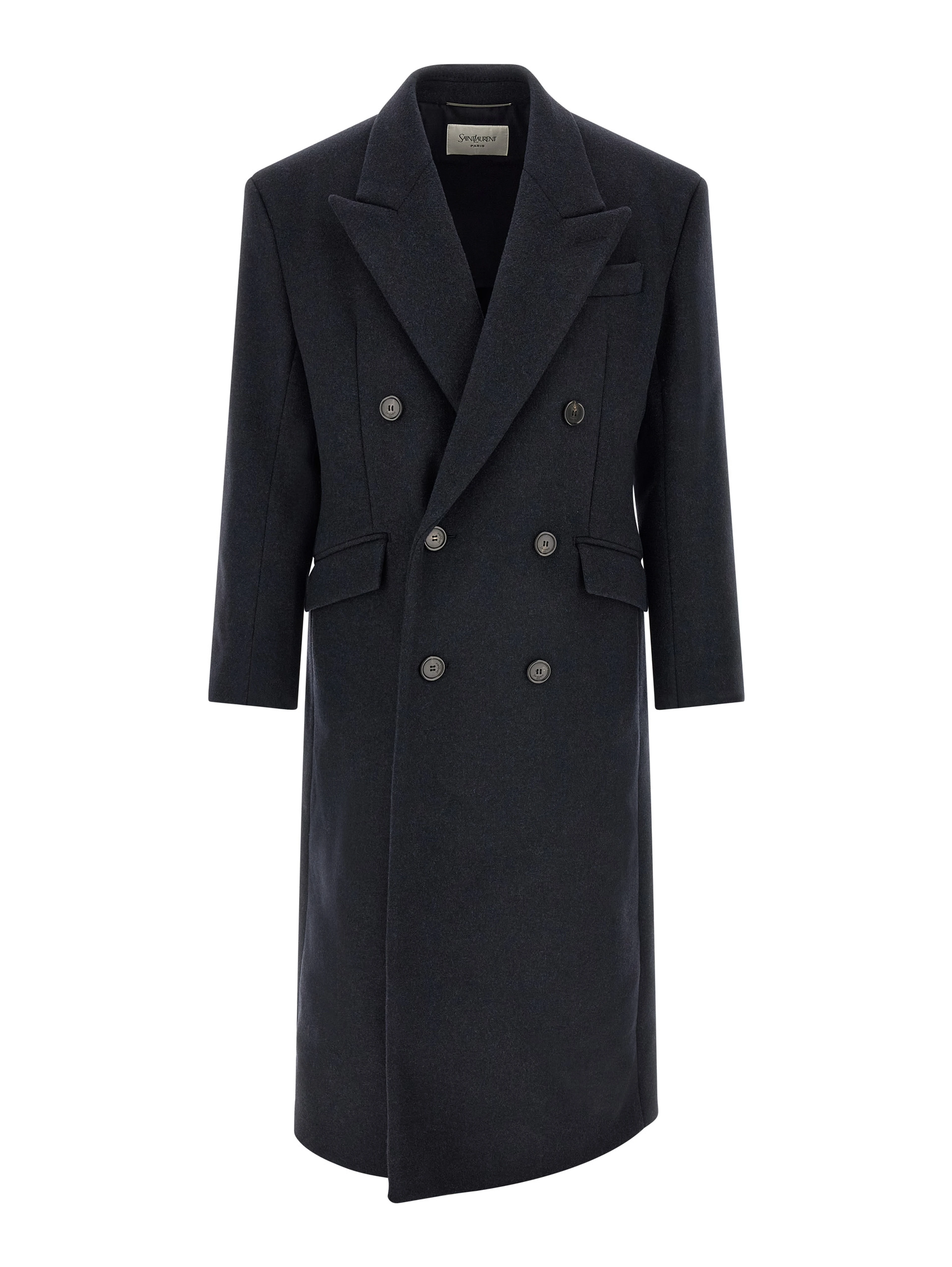 Blue Wool Coat