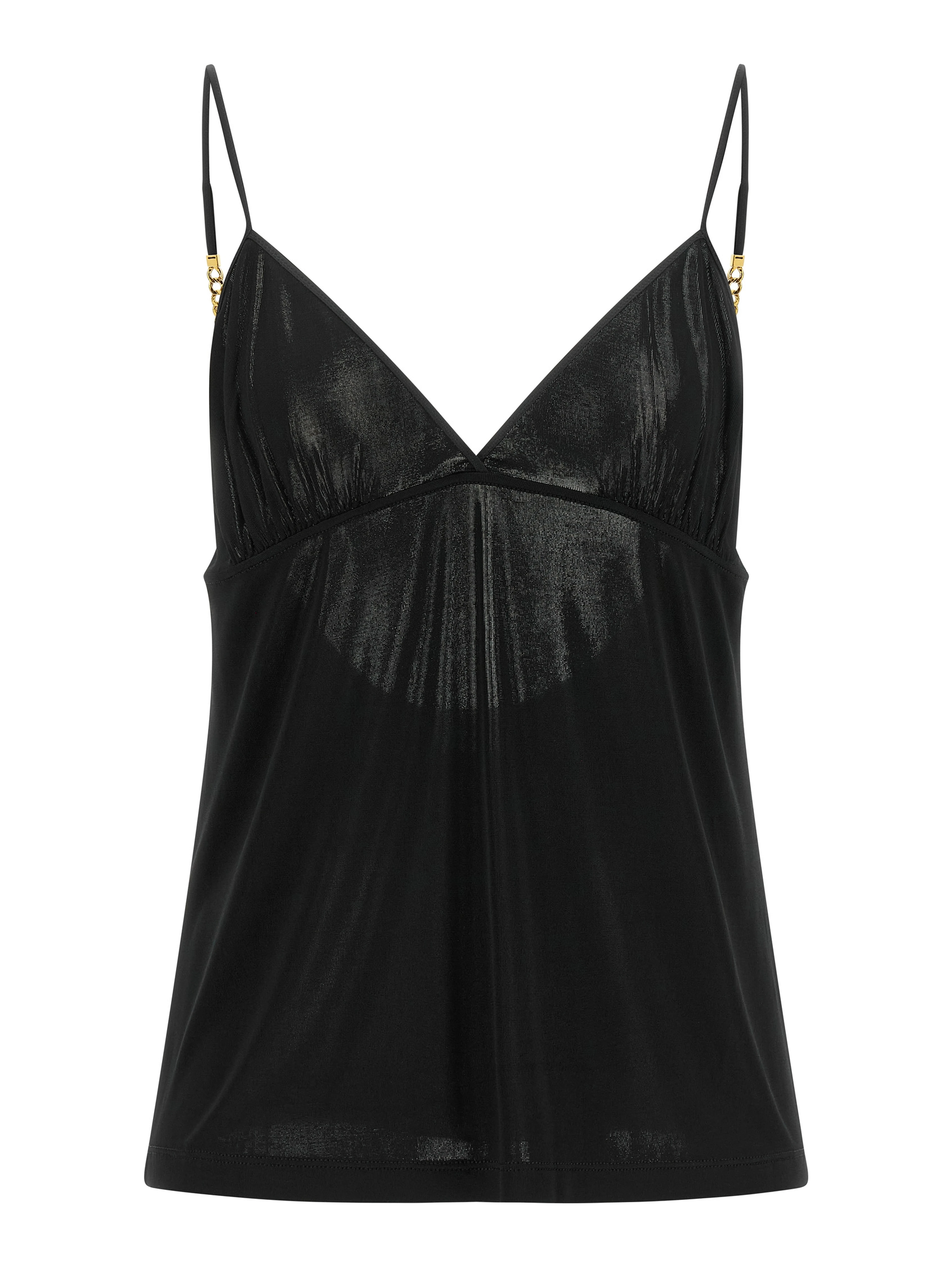 Black Viscose Tank Tops