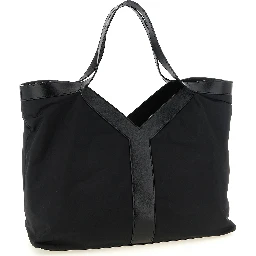 Black Calfskin Tote Bag